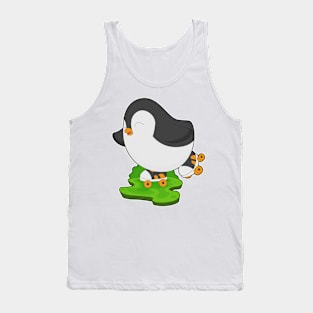 Penguin Inline skating Roller skates Tank Top